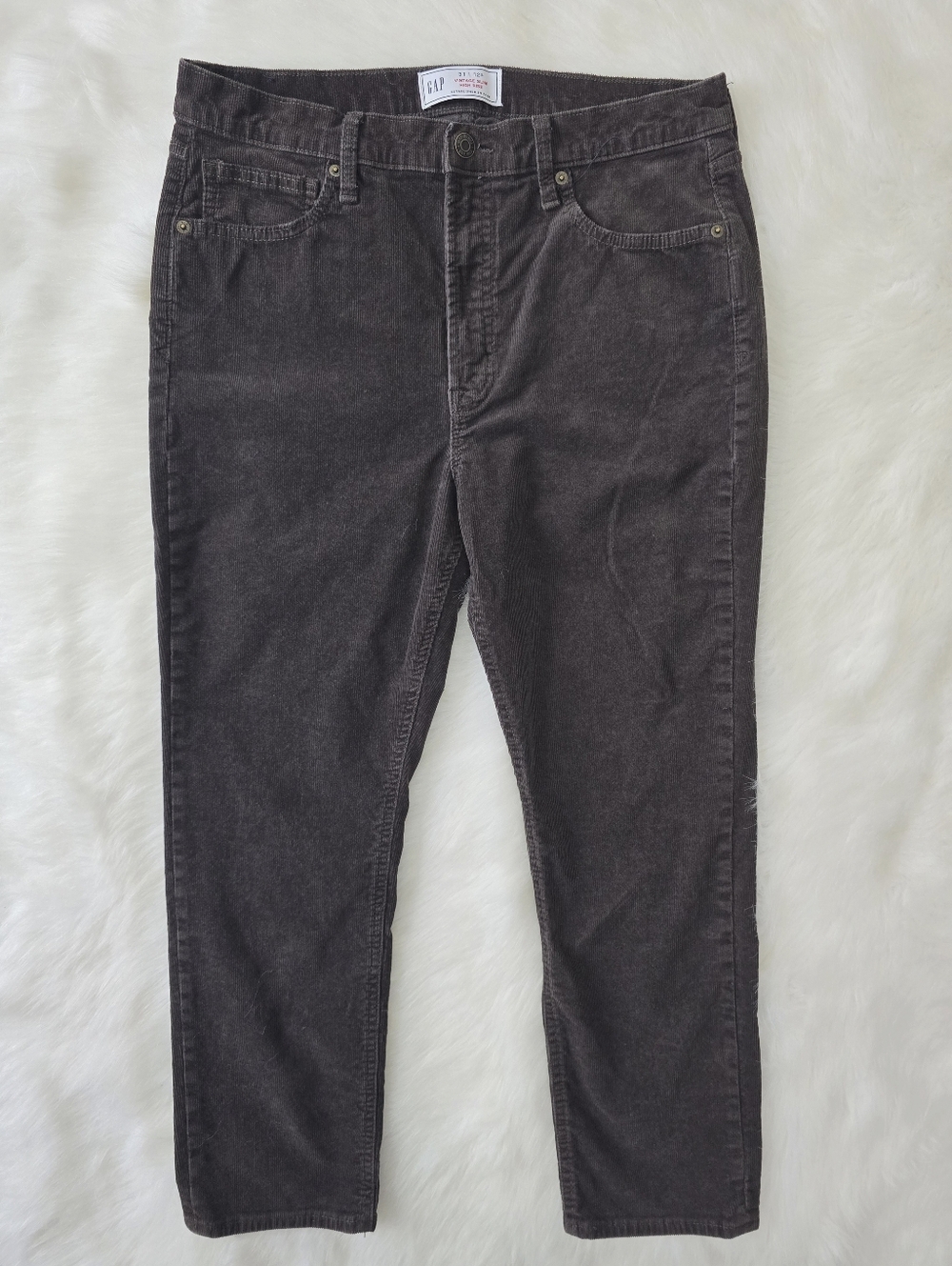 Gap High Rise Vintage Slim Corduroy Pants